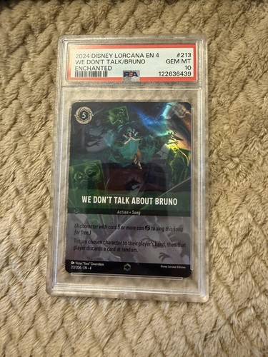 We Don't Talk About Bruno graded PSA 10 for sale on eBay