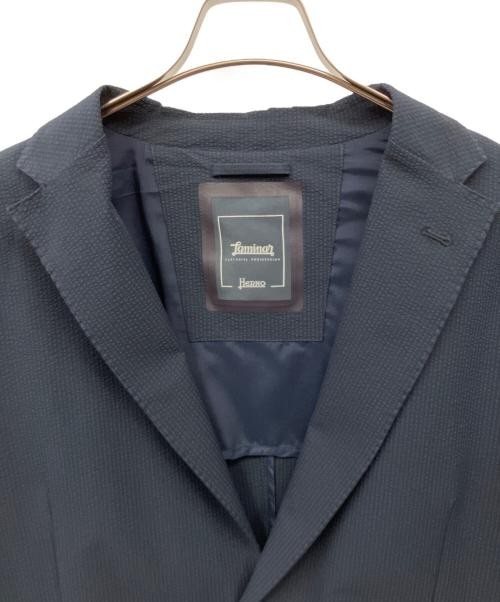 HERNO                    Seersucker jacket navy - image 3