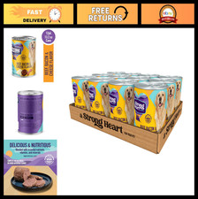 Premium Wet Dog Food, Beef Bacon & Cheese Flavor, 13.2 oz Cans (12-Pack), USA Ma 3.84 per gallon