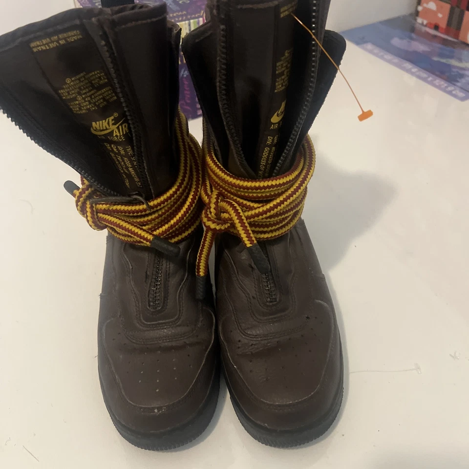 Nike SF Air Force 1 High Trainers AF1 Brown 2018 Women’s US Size 8 - Image 3 of 4