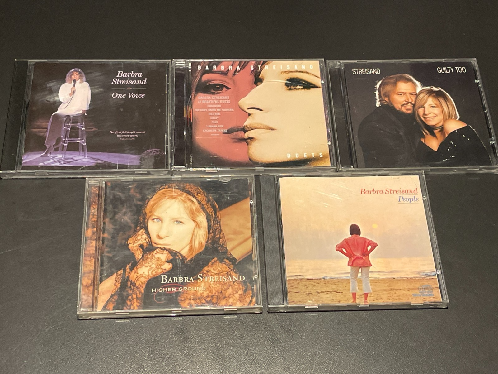 Barbra Streisand - 5 CD Albums - Duets - People - Higher Ground - Gulity Too
