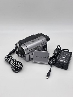 Sony Handycam DCR-TRV280 Digital-8 Camcorder w/ Power Supply & Manual TESTED 