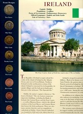 Coins from Around the World Ireland 8 coins ALL 2005 BU UNC but 20 cents 2002
