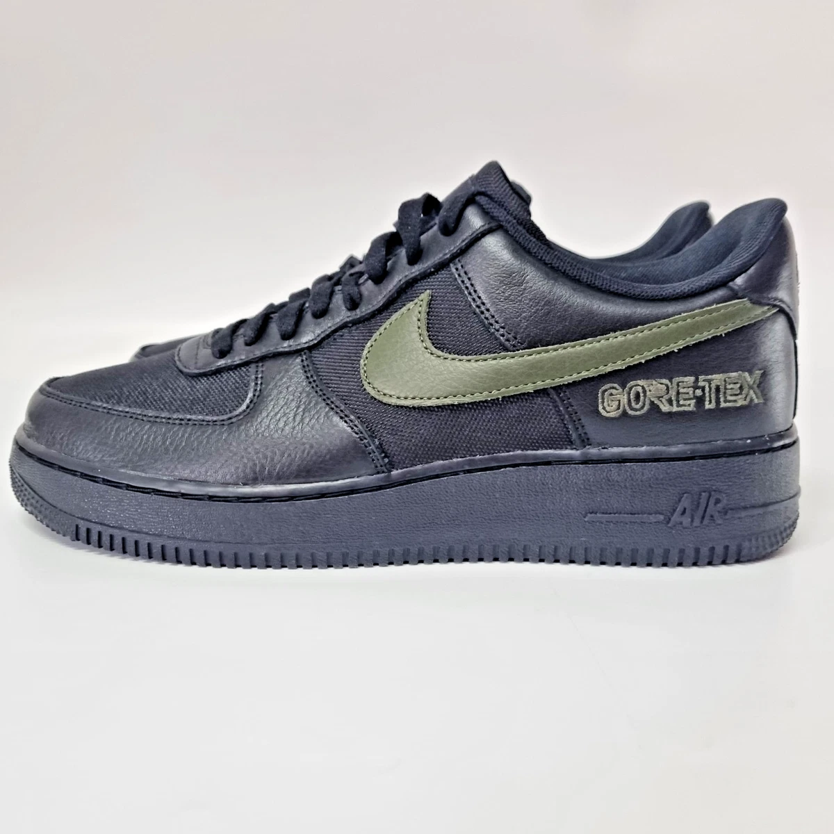 Nike Air Force 1 GORE-TEX Low Black Cargo Khaki | eBay