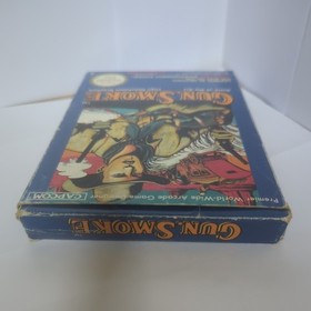 NES Gun Smoke Gun.Smoke  Complete in Box CIB  with Protector