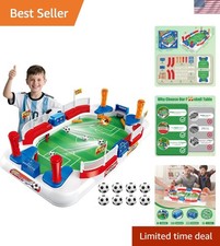 Mini Foosball Table Soccer Board Games for Kids Adults Indoor Table Games wit...