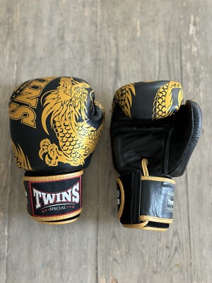 TWINS ペアパンチミット 金 ゴールド 黒 Twins Special at MUAY THAI