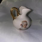 MARTHA WASHINGTON CHINA MINIATURE CREAMER PITCHER GOLD TRIMMED Vintage. — photo 2