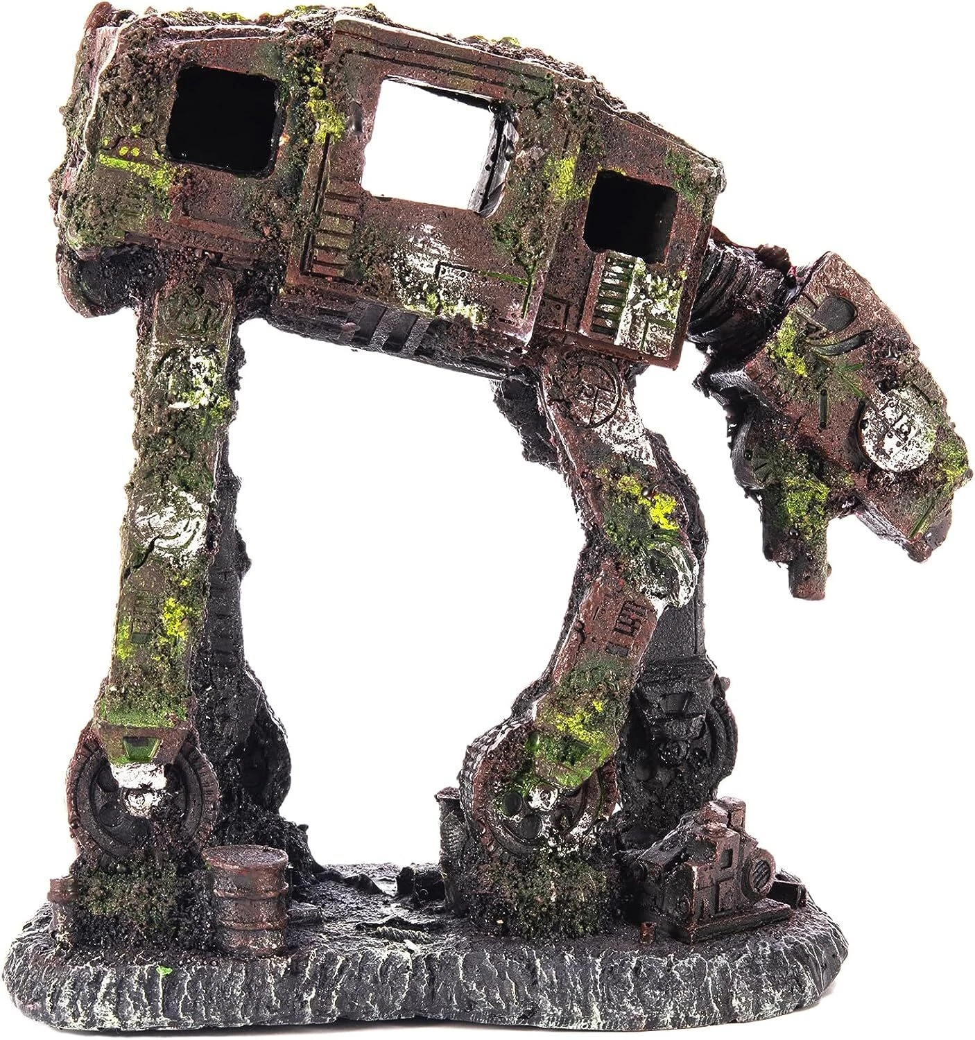 Aquarium Fish Tank Decor Robot Dog Moving Castle Resin Hideout Cave Ornament Toy
Opens in a new wind