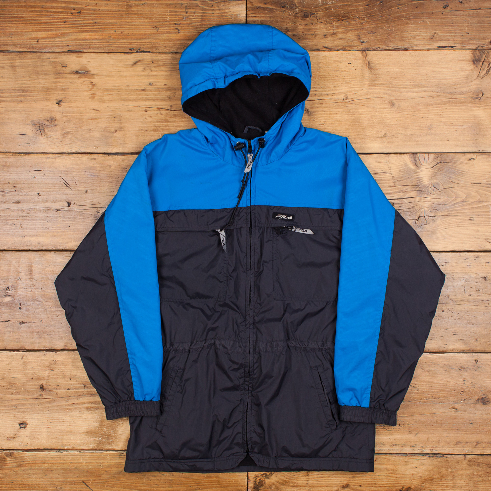 Giacca a vento Fila M blu zip