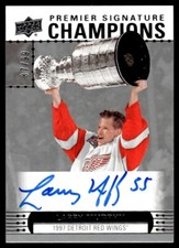 2018-19 Upper Deck Premier 2017-18 Update Larry Murphy Auto 37/99 Detroit Red