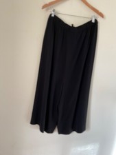 Eileen Fisher elegant Silk Georgette Skirt Pant size L
