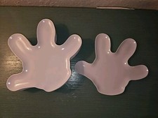 Set Of 12 Zak Designs Mickey Mouse Hand-Shaped Plates-New/Excellent
