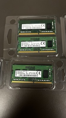 4gb Kingston DDR4-2666 SODIMM RAM - THREE AVAILABLE - (kn4gb0704304315d84mn00)