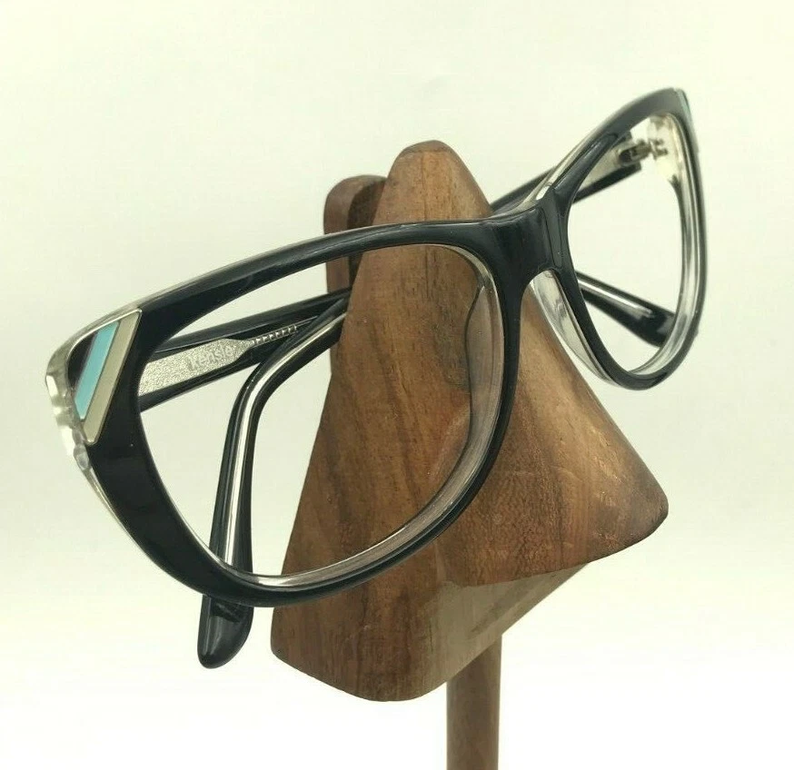 Gafas de sol Kensie On The Edge negras ovaladas ojos de gato monturas de anteojos de colección  Foto 2 de 4