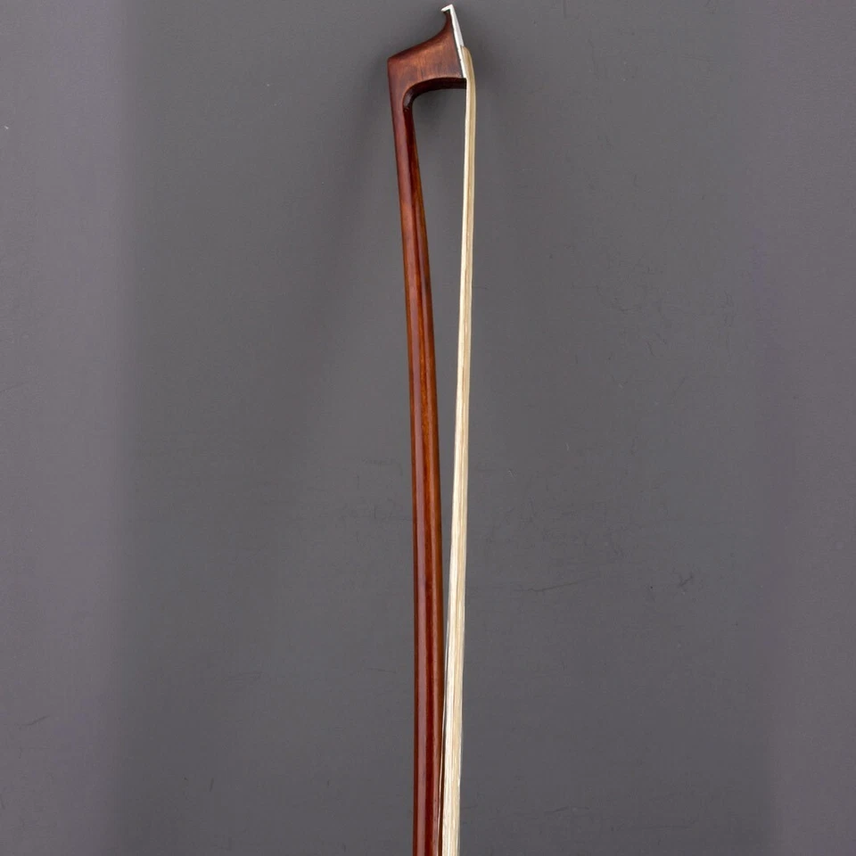 Pro Master Antique Pernambuco Violin Bow 7/8 Ebony No eye Frog Silver Parts Fast - Image 3 of 4