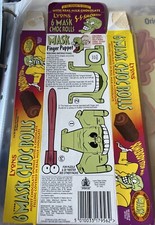 The Mask Finger Puppet Lyons cakes chocolate roll box promotional 1990’s