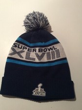 Super Bowl XLVIII Youth Winter Beanie Hat NFL Team - Youth Size -New