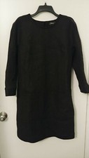 RISTO WOOL DRESS SZ 8 PTP 19" L37 Dark Gray