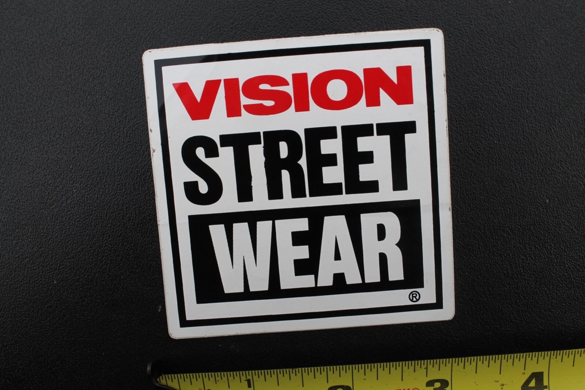 Vision Skateboards Street Wear Red White 80's Z62A Vintage