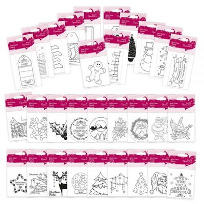 ...rund um Weihnachten - 30 versch. Stempel - Clearstamp von DoCrafts Papermania