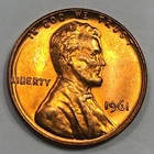1961-P Lincoln Memorial Cent — photo from another recent sale