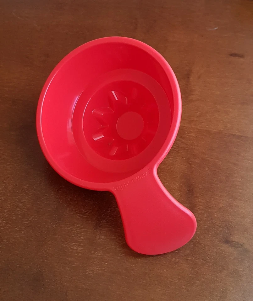 Tupperware Dekoring Puddingförmchen Sternspitze Reisförmchen Anrichte Form Rot - Bild 4 von 4