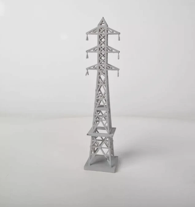 Z Scale Diorama Scenery Architectural Model Accessories Power Transmission Tower - Image 2 of 2