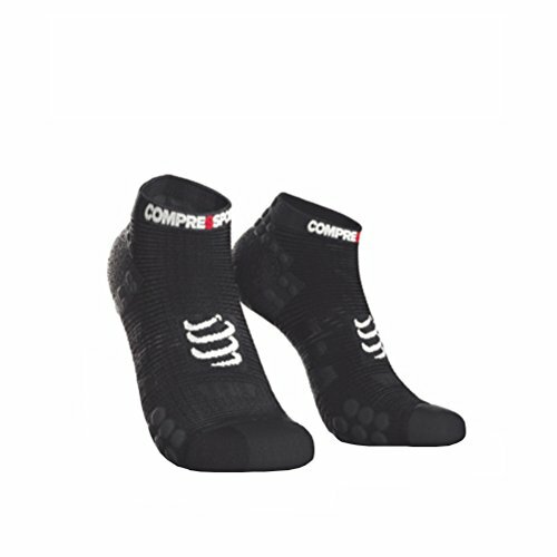 Compressport Uomo V3 Sock Low Corsa calzino Profondo, Uomo, V3 Sock Low, (S8z)