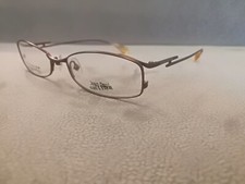 Jean Paul Gaultier JPG Vintage Full Rim Titanium Eyeglasses 55-0084 Brown 56-18