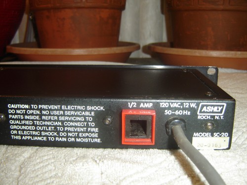 Ashly SC-20, 2-Way Electronic Crossover, Vintage Rack - Picture 11 of 12