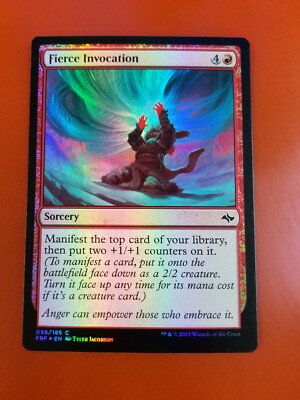 1x Fierce Invocation | FOIL | Fate Reforged | MTG Magic Cards | eBay