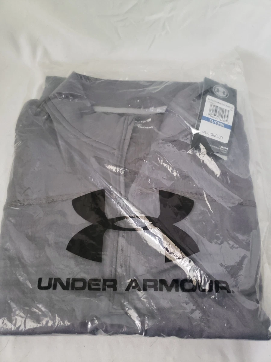 Under Armour Menu0026#039;s Spectra 1/4 Zip Pullover - Graphite/Charcoal/ST /  XL | eBay