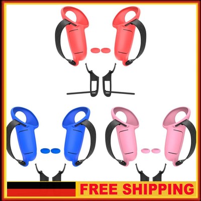 Silicone Controller Grips Non-Slip Handle Cover for Meta Quest 3/3S(Red)