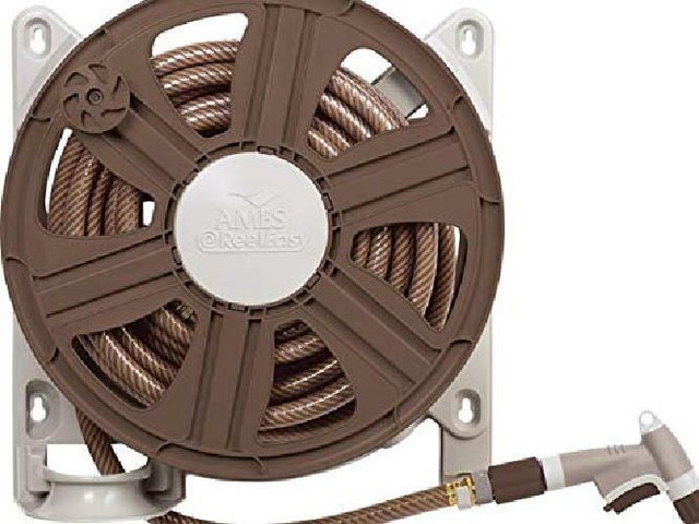 Side Mount Hose Reel With 100 Feet Hose Yard Garden Outdoor Living Watering For Sale Online Ebay