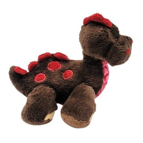 Webkinz Cocoa Dinosaur Plush Brown Red 9" Soft Stuffed Animal Spikes & Dots - Picture 5 of 10