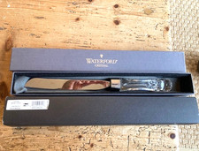 WATERFORD CRYSTAL LISMORE BRIDAL KNIFE-IRELAND MADE-IN BOX-LIGHT HANDLING-13"