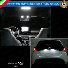 KIT LED INTERNI + LED TARGA TOYOTA YARIS MK4 CONVERSIONE COMPLETA 6000K CANBUS
