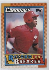 1990 Topps Record Breaker Vince Coleman #6 1h8p