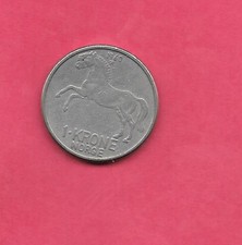 NORWAY KM409 1960 KRONE VF VERY FINE NICE OLD VINTAGE MOOSE COIN