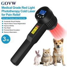High Laser Power 3W Therapeutic Cold Laser for Pain Human and Pets Physiotherapy
