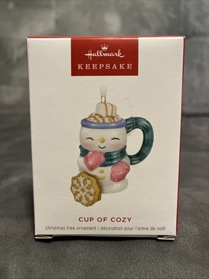 2025 Hallmark Keepsake Christmas Cup of Cozy Porcelain Ornament NIB #2 in Series