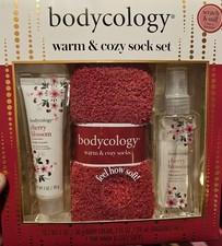 Bodycology  Cherry Blossom  Gift Set  Socks  Fragrance  Body Cream  New