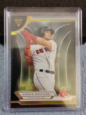2018 TOPPS TRIPLE THREADS ONYX ANDREW BENINTENDI #30 31/50 BOSTON RED SOX