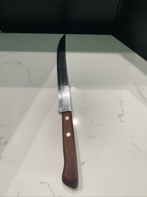 Vintage Flint Carving Knife Stainless Vanadium Arrowhead USA