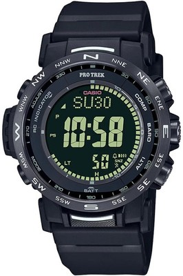 Casio PRO TREK PRW-35Y-1BJF Atomic Solar Inverted LCD Digital Black JDM