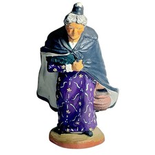 Paul Fouque, Santon AIX EN Provence Vielle Provençale «Renaude» 13 cm /148€