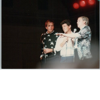 Fabian Frankie Avalon Bobby Rydell Photo 4.875 x 3.5 Singing