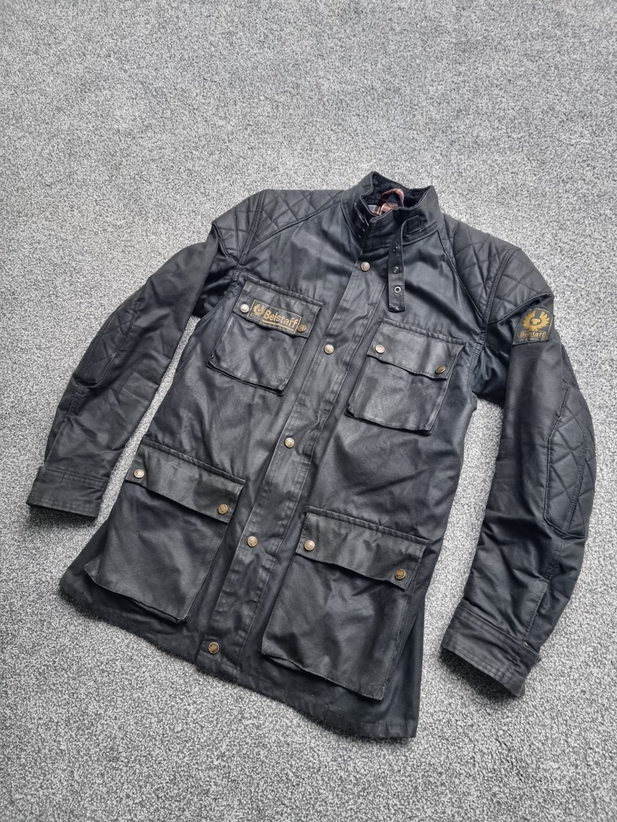 Vintage Belstaff 1970's Trialmaster Professional Wax Jacket - Men's Small 36