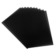 10 Pcs Shrink Plastic Sheets, 8x12 Inch Shrink Films Paper, Black